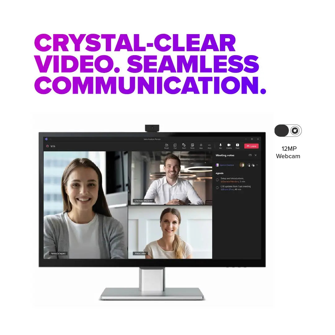 Clarity 27" 5K Touch Screen Monitor with 90W Power Delivery, 12MP Webcam and Fold Stand