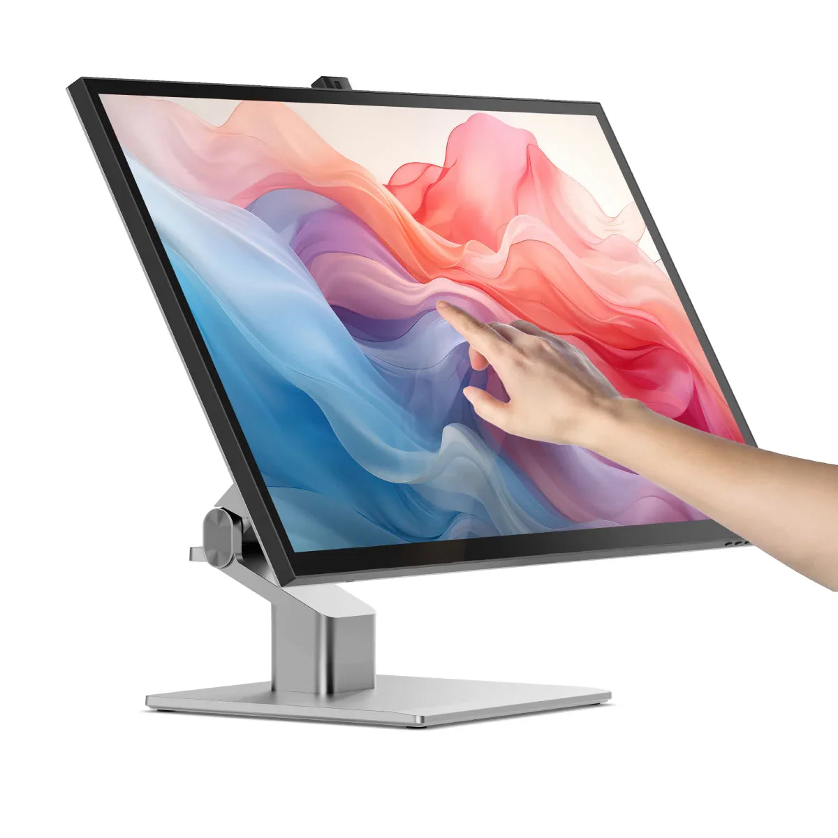 Clarity Fold Touch 32" 4K UHD Monitor with 65W Power Delivery, Webcam, Touchscreen & Fold Stand (Pack of 2)