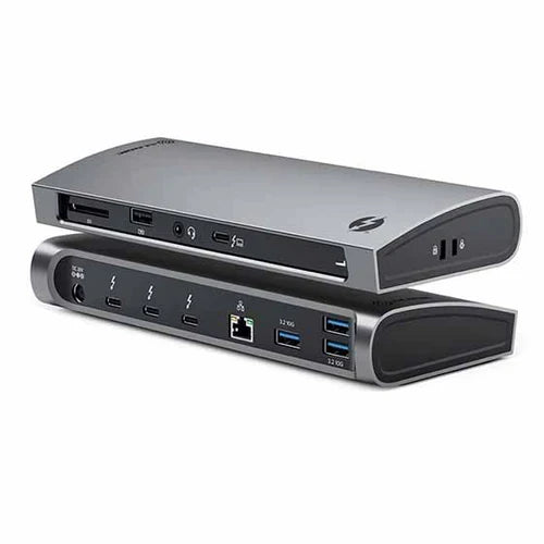Clarity Fold Touch 32" 4K UHD Monitor with 65W Power Delivery, Webcam, Touchscreen & Fold Stand + Thunderbolt 4 BLAZE Docking Station