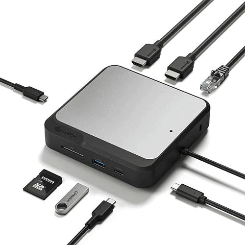 Clarity Pro Touch 27" UHD 4K Monitor with 65W PD, Webcam and Touchscreen (Pack of 2) + Dual 4K Universal Docking Station - HDMI Edition