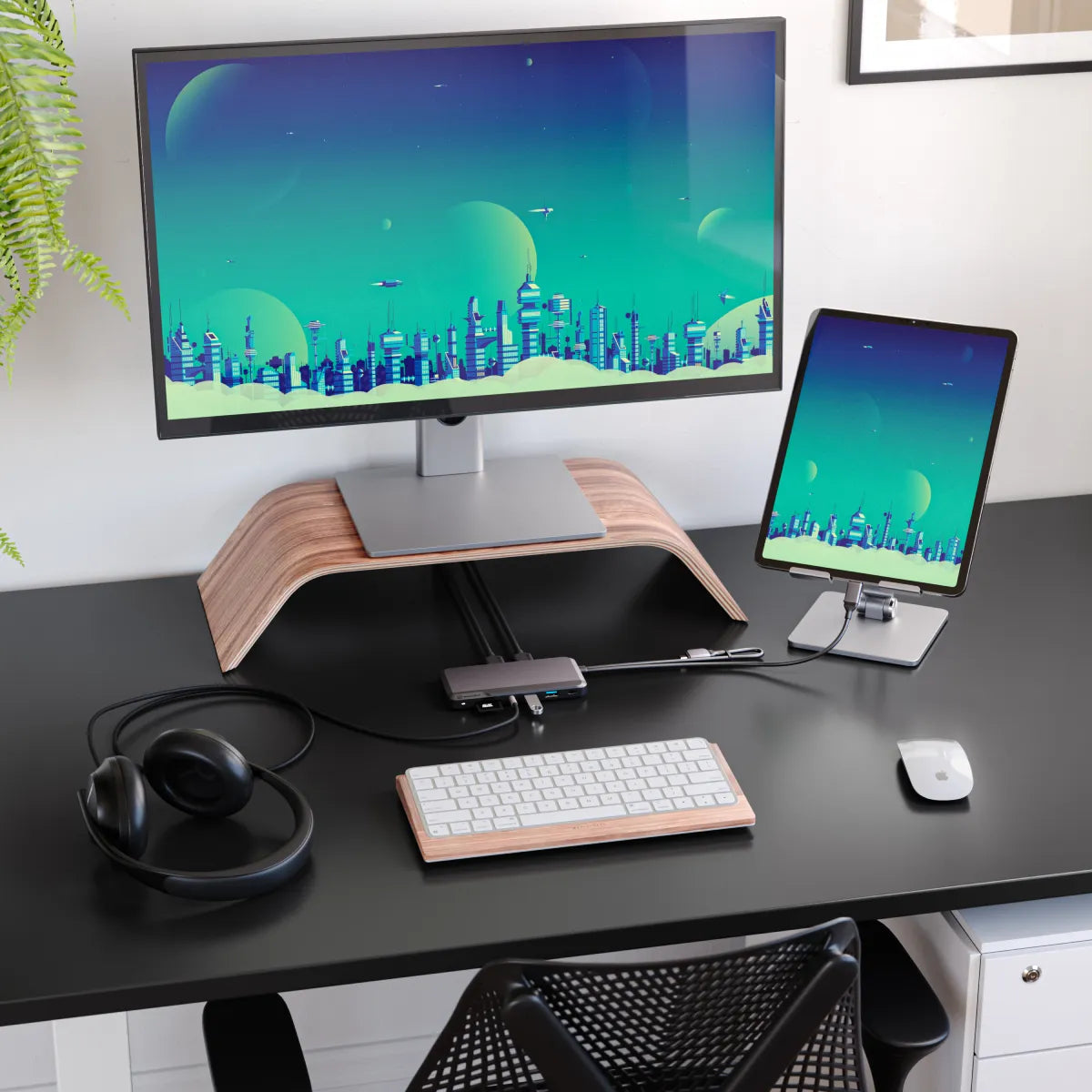 ALOGIC Portable Dock for Mac - 10-in-1 with Dual Display 4K 60Hz Support - Dark Grey