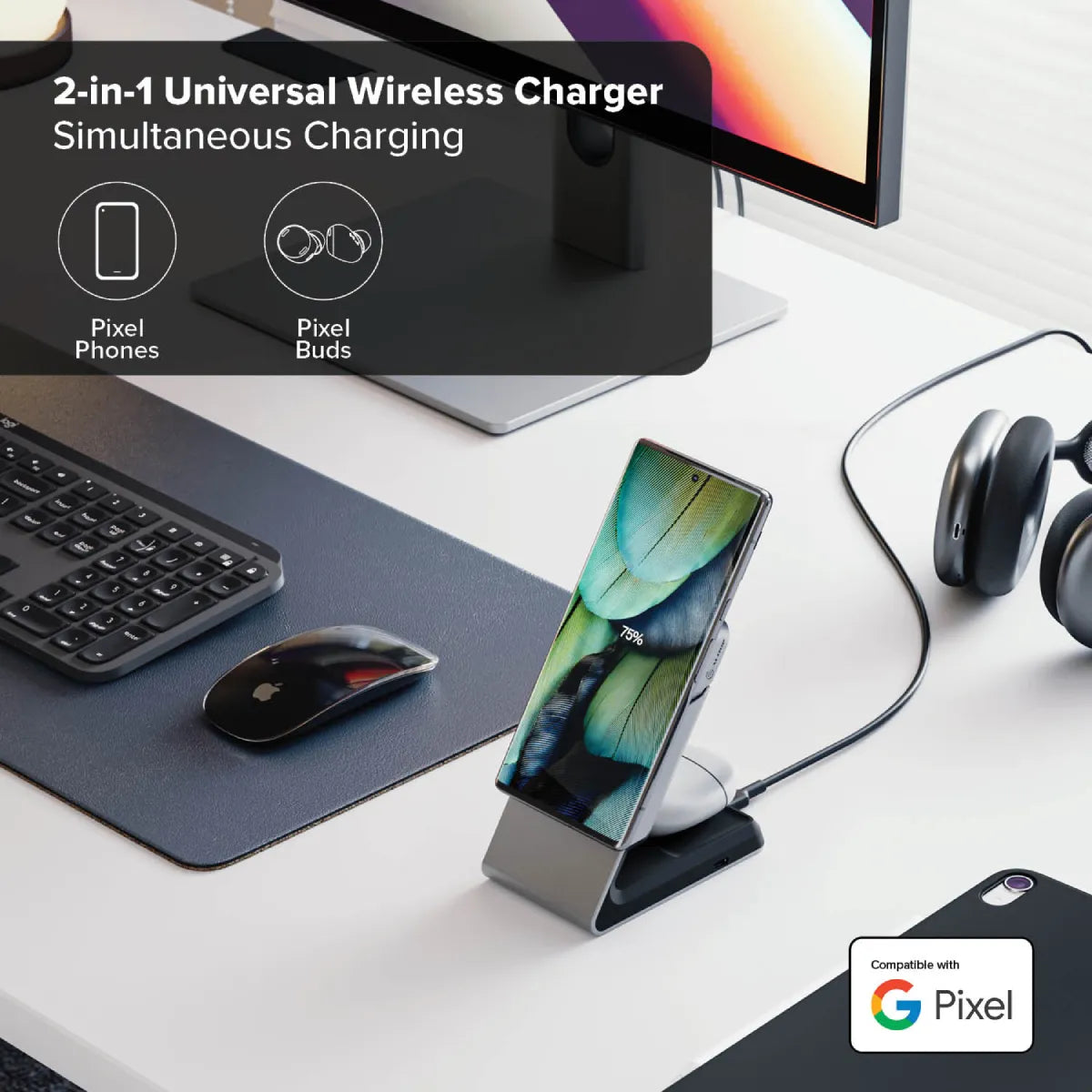 Matrix 2-in-1 Magnetic Charging Dock