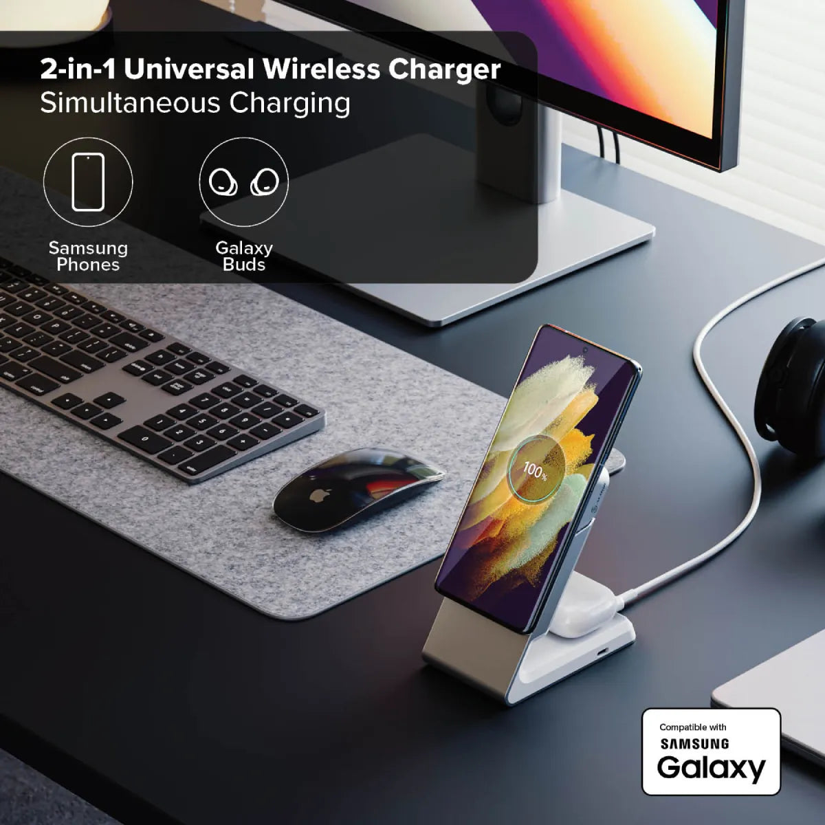 Matrix 2-in-1 Magnetic Charging Dock