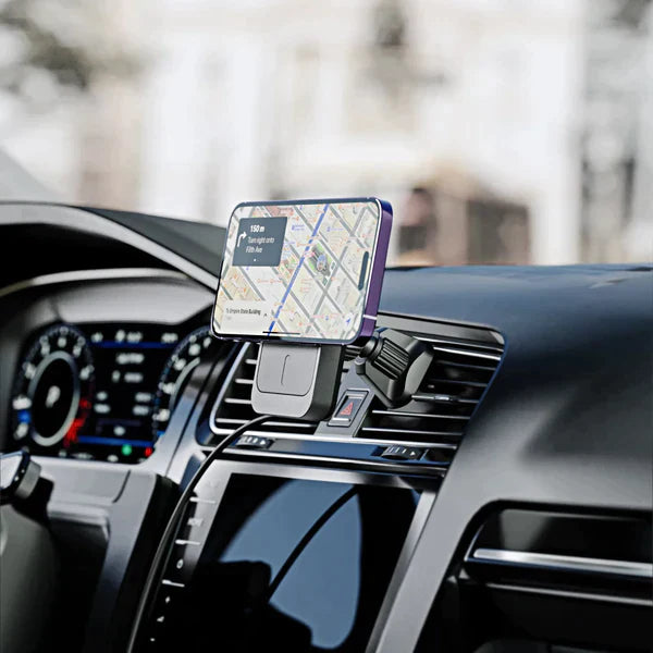 Matrix Universal Magnetic Car Charger with Air Vent & Dash Mount + Matrix Universal Magnetic Power Bank 5000mAh